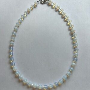 Elegant Opal Beaded Necklace